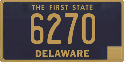 DE license plate 6270