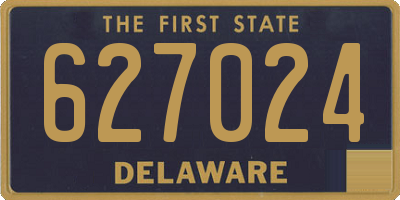 DE license plate 627024