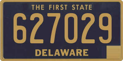 DE license plate 627029