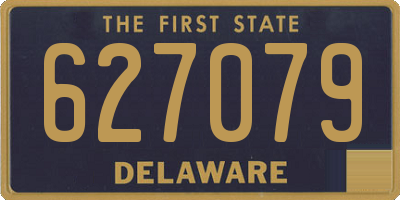 DE license plate 627079