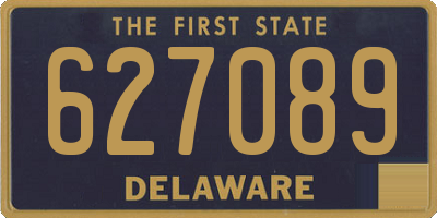 DE license plate 627089