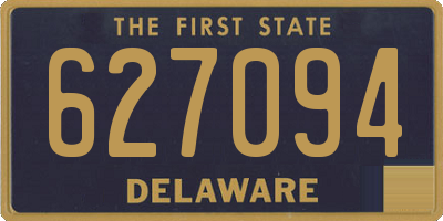 DE license plate 627094