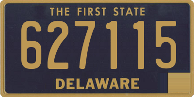 DE license plate 627115