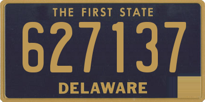 DE license plate 627137
