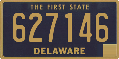 DE license plate 627146