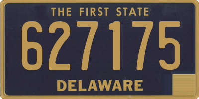 DE license plate 627175