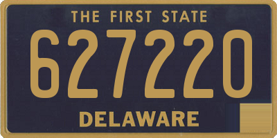DE license plate 627220