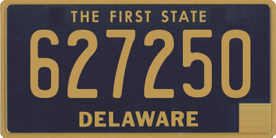 DE license plate 627250