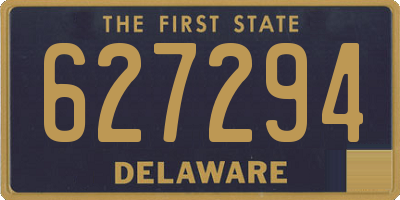 DE license plate 627294