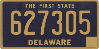 DE license plate 627305