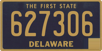 DE license plate 627306