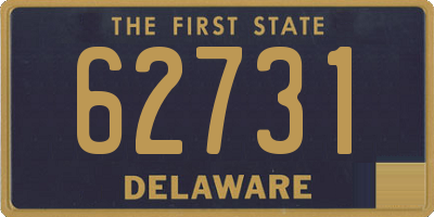 DE license plate 62731