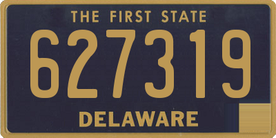 DE license plate 627319