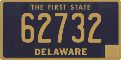 DE license plate 62732