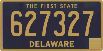 DE license plate 627327