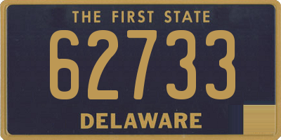 DE license plate 62733