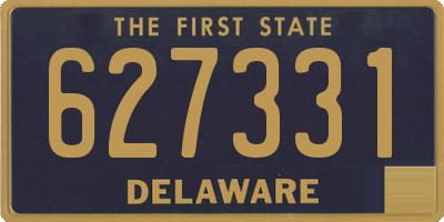 DE license plate 627331
