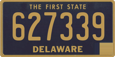 DE license plate 627339