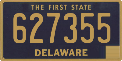 DE license plate 627355