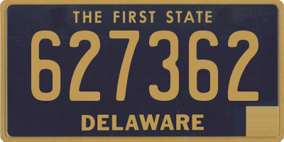 DE license plate 627362