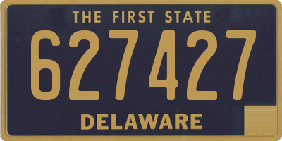 DE license plate 627427