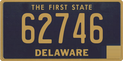 DE license plate 62746
