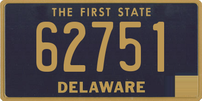 DE license plate 62751