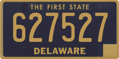 DE license plate 627527
