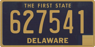 DE license plate 627541