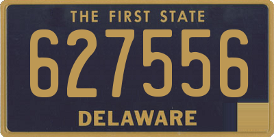 DE license plate 627556