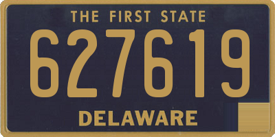 DE license plate 627619