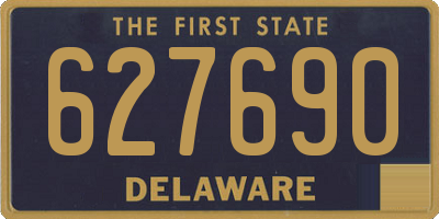 DE license plate 627690