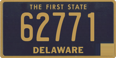 DE license plate 62771