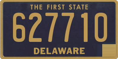 DE license plate 627710