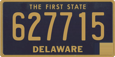 DE license plate 627715