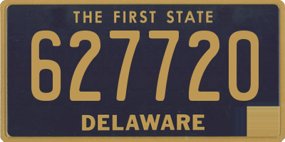 DE license plate 627720