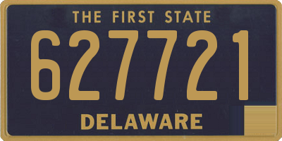 DE license plate 627721