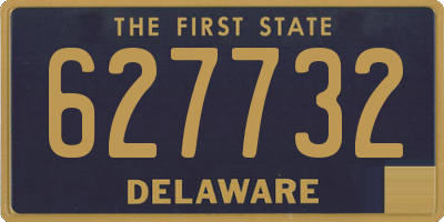 DE license plate 627732