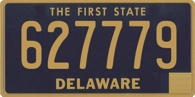 DE license plate 627779