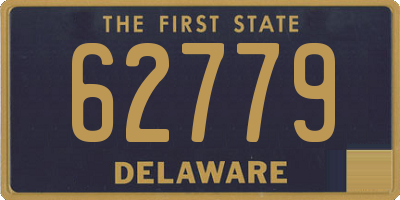 DE license plate 62779