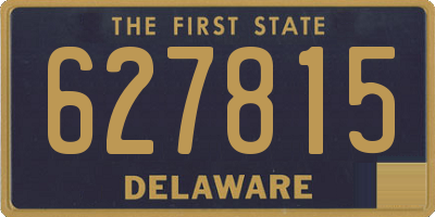 DE license plate 627815