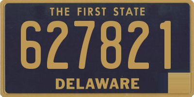 DE license plate 627821