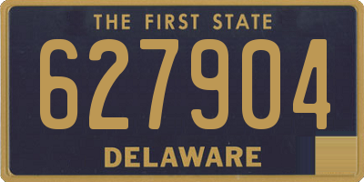 DE license plate 627904