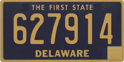 DE license plate 627914