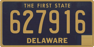 DE license plate 627916