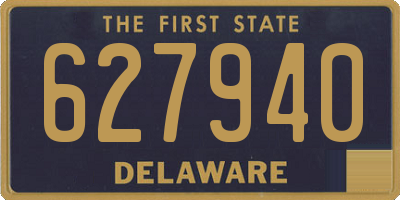 DE license plate 627940
