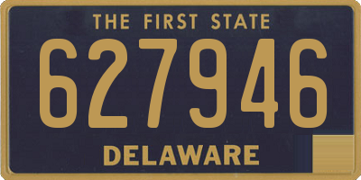 DE license plate 627946