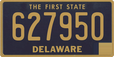 DE license plate 627950