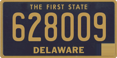 DE license plate 628009