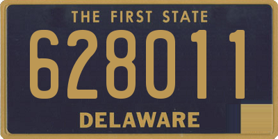 DE license plate 628011